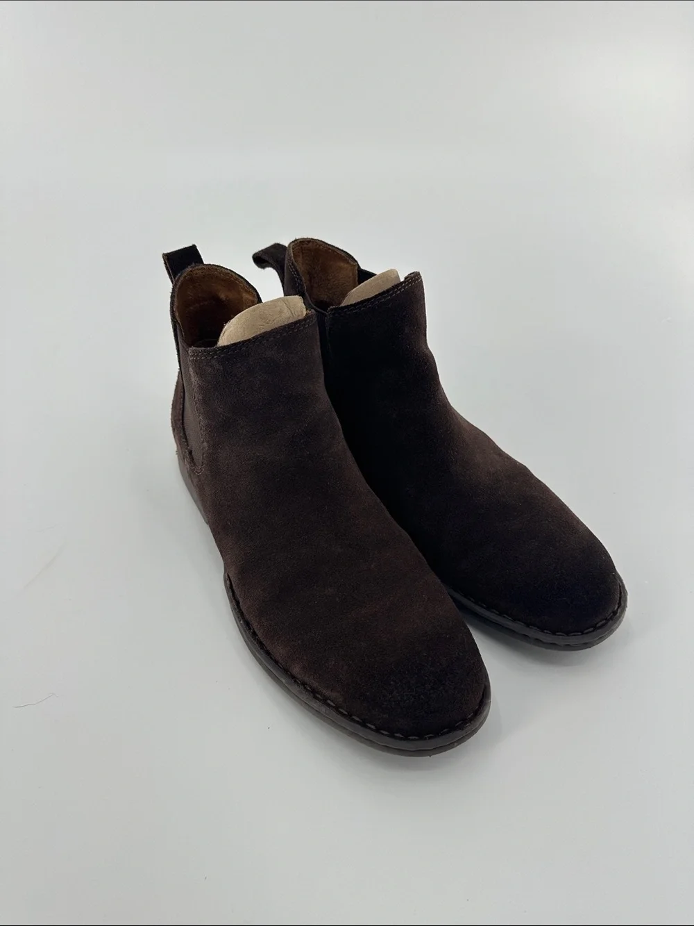 Born Men's Dark Brown Suede Chukka Boots
